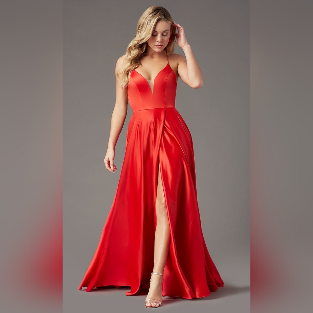 New Corset Open-Back Small Long Prom Dress by PromGirl